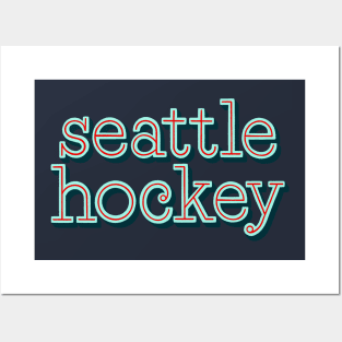 Seattle Hockey Posters and Art